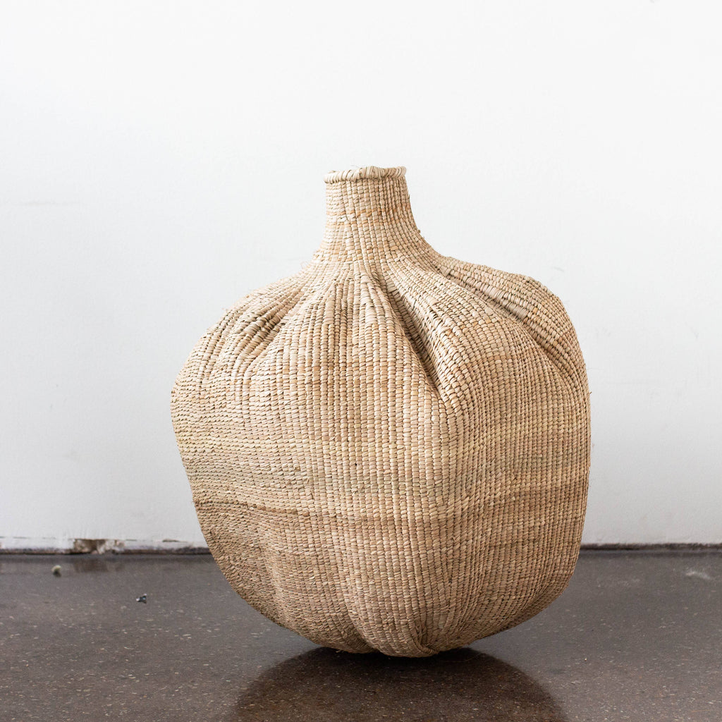 Ilala Garlic Gourd Basket: Large