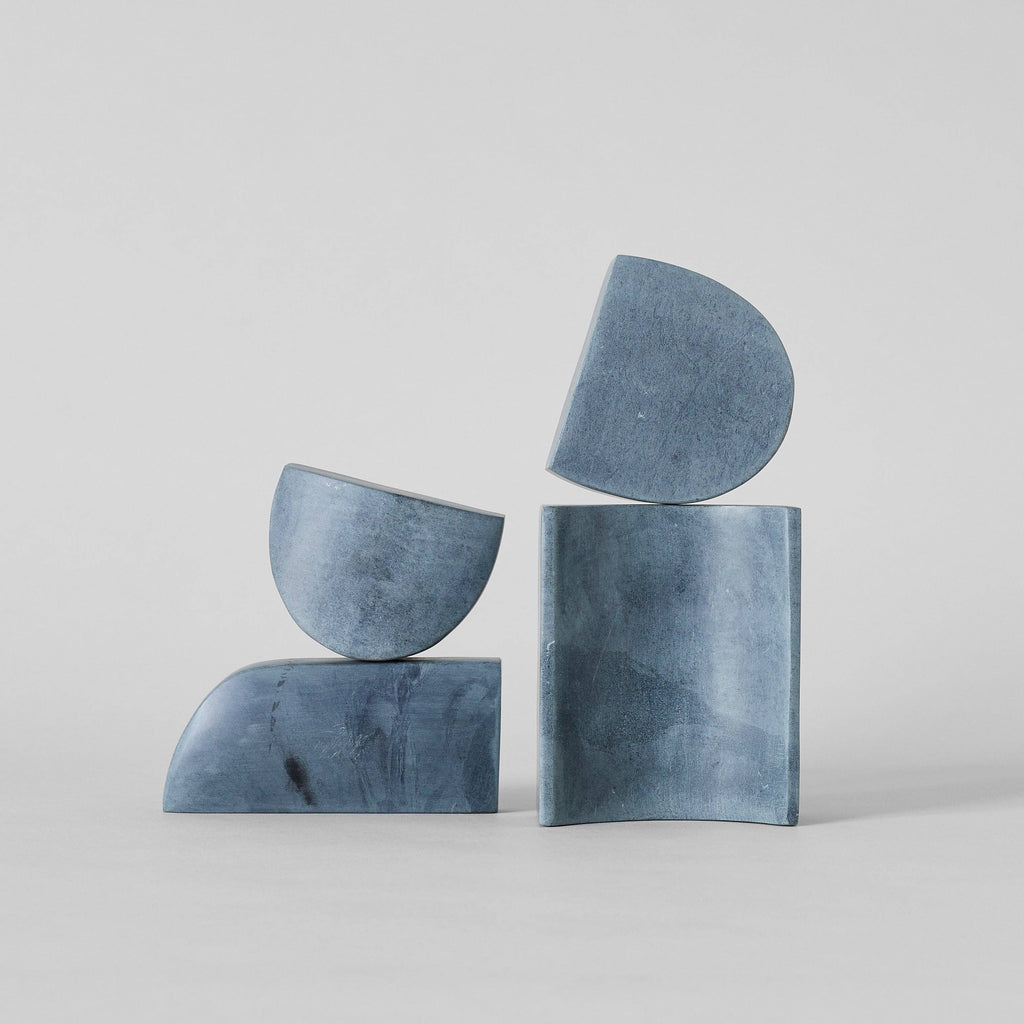 Stacking Sculpture Set – Grey Soapstone