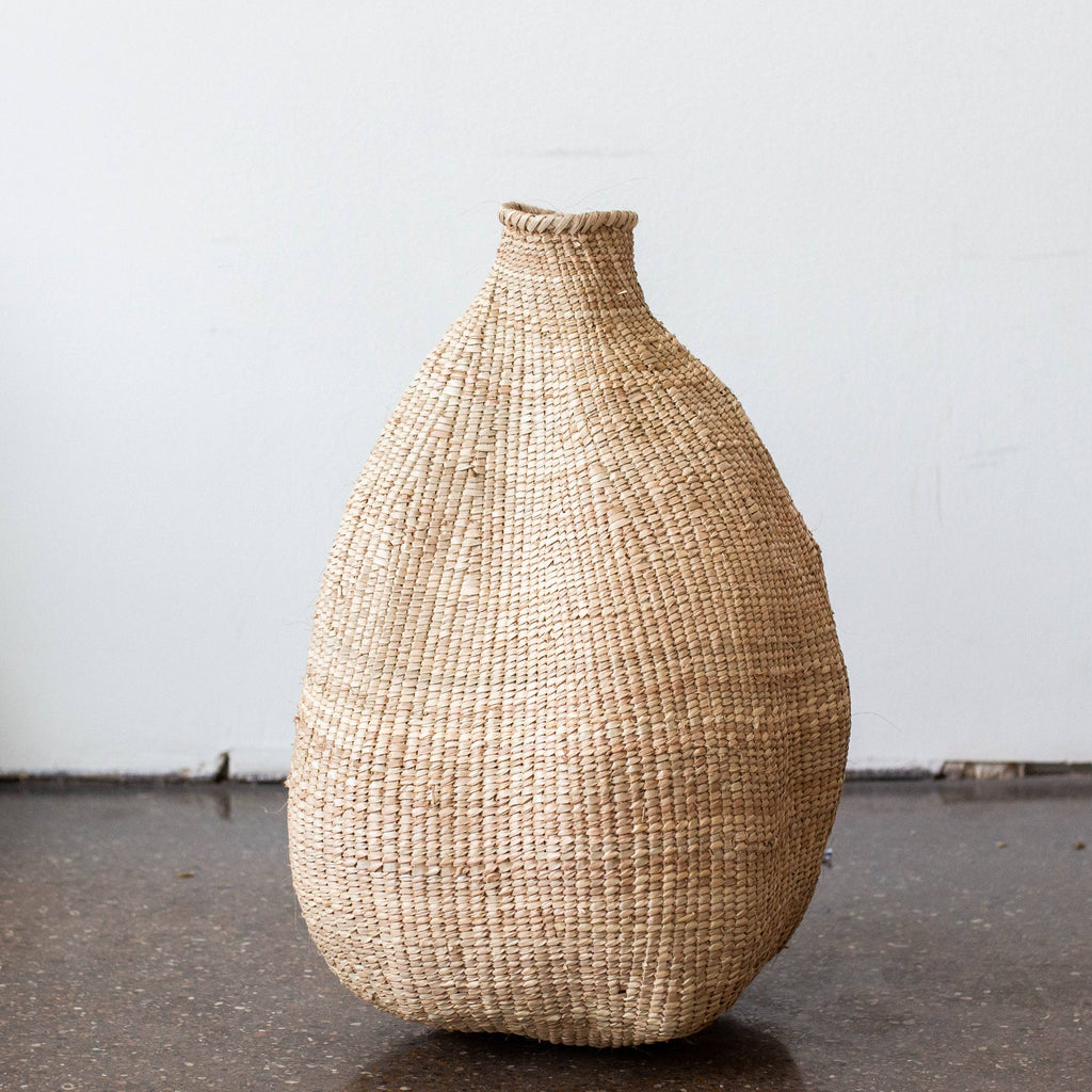 Ilala Garlic Gourd Basket: Medium