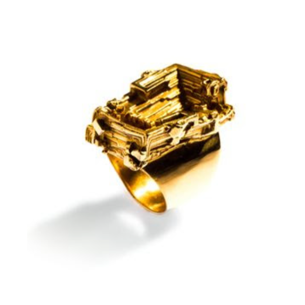 Bismuth Brass Ring