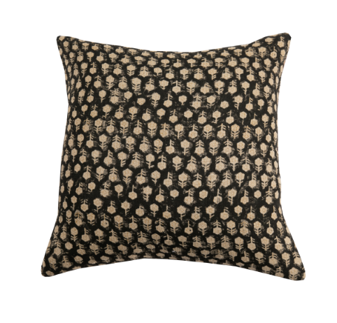 Tulsi Noir Gold Pillow