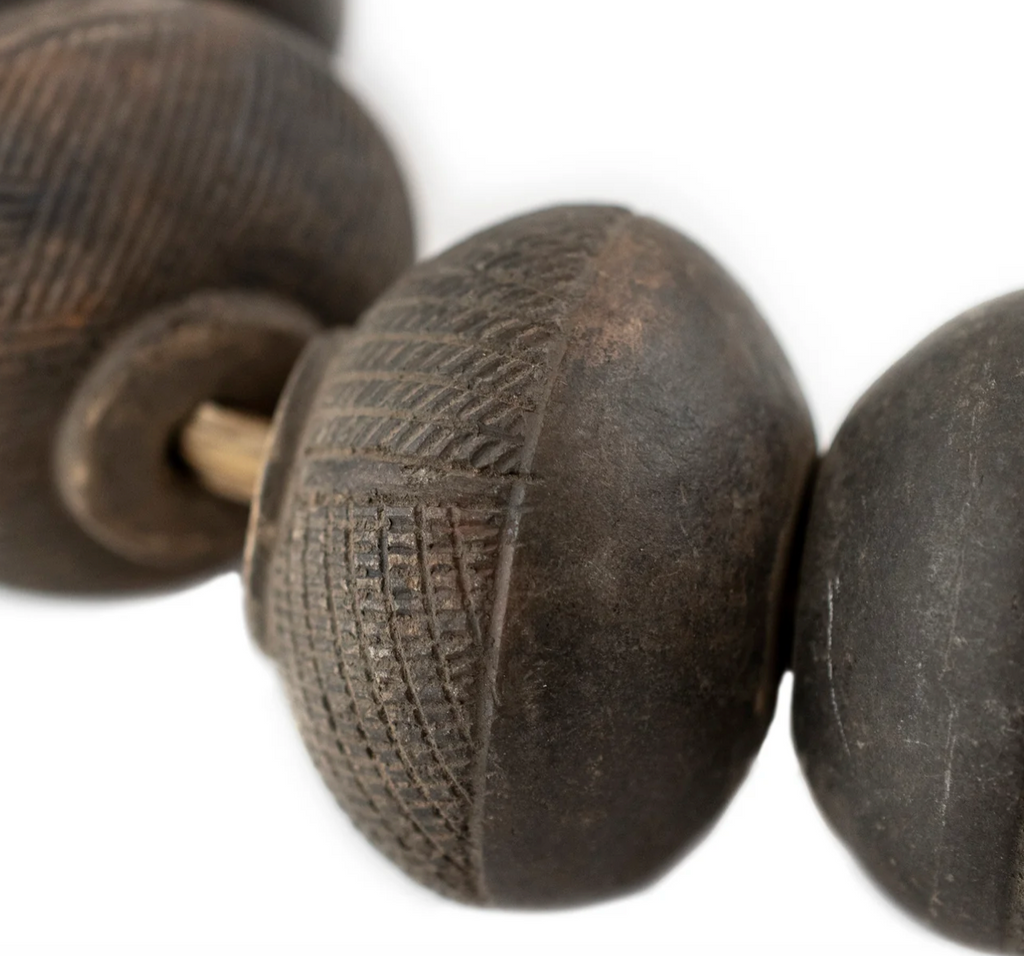Hand Carved African Beads
