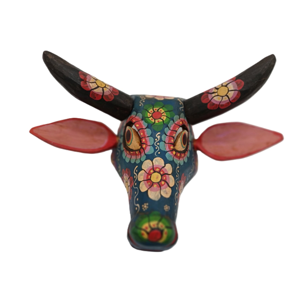 Blue Bull Decorative Mask