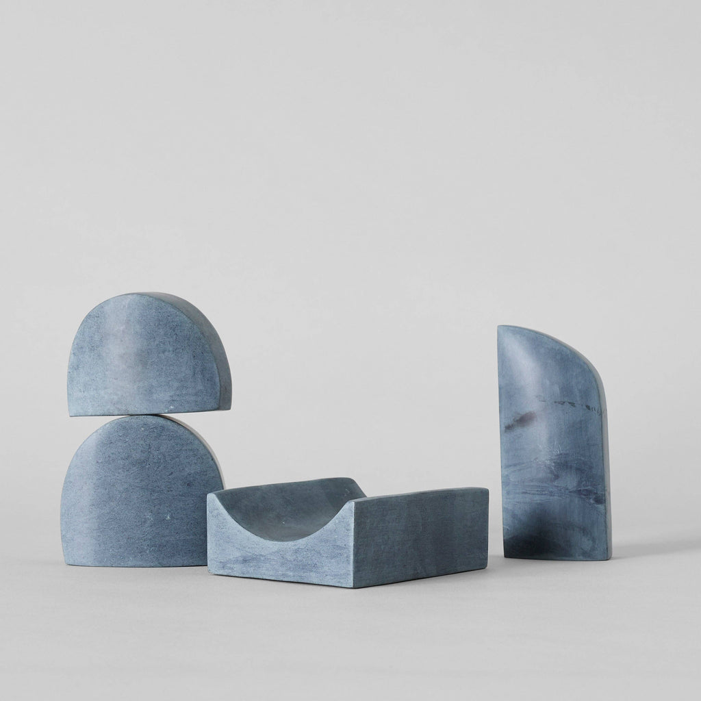 Stacking Sculpture Set – Grey Soapstone
