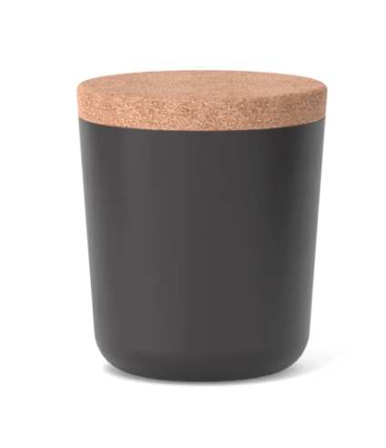 Bamboo XL Storage Jar in Black