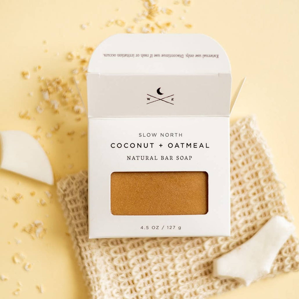 Natural Bar Soap: Coconut + Oatmeal