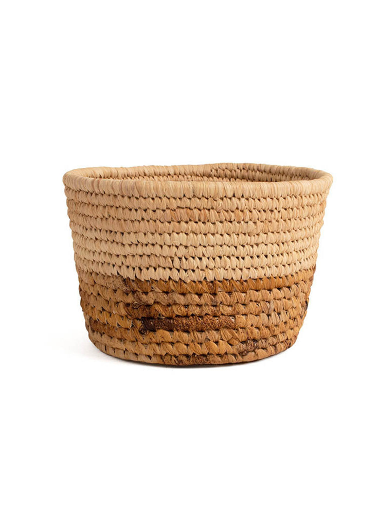 Sand Woven Tapered Planter 7.7"